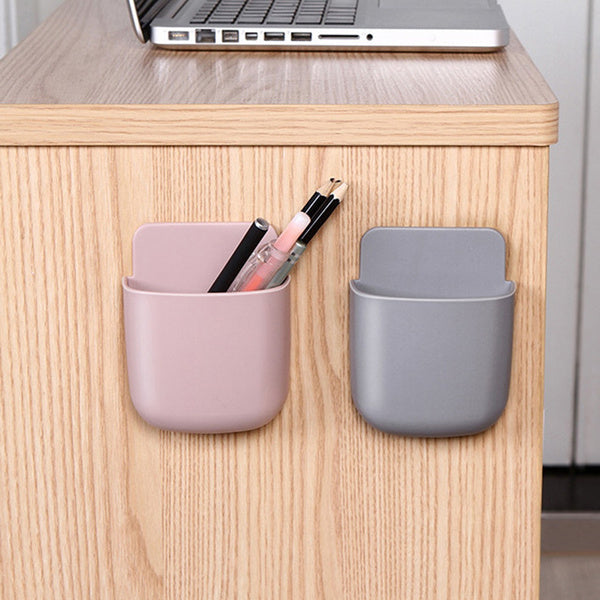 Storage case with phone charging holder. Storage case with phone charging holder.